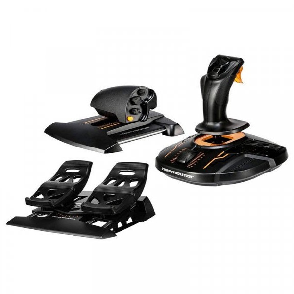 THRUSTMASTER Džojstik T16000M FCS Flight Pack  Joystick/Foot pedals/Fader 044305