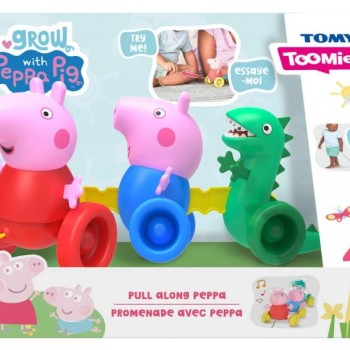 TOMY Peppa Pig i drugari vozić