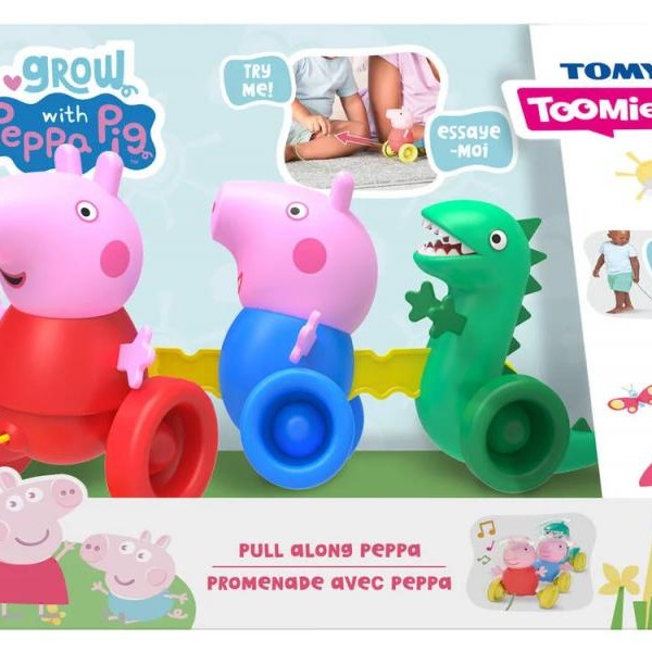 TOMY Peppa Pig i drugari vozić