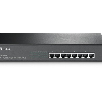 TP LINK Switch Gigabit/10x RJ45/10/100/1000Mbps/1xSFP/8xPoE+/Desktop metalno kuciste (TL-SG1210P)