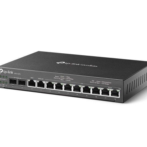 TP LINK ER7212PC 3U1 kontroler+VPN Firewall ruter+Poe switch