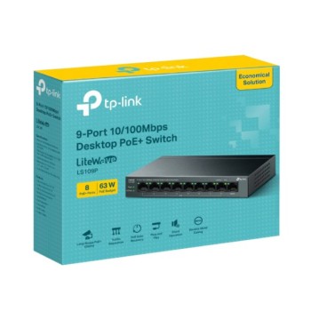 TP LINK LS109P 9-port 10/100Mbps Desktop switch