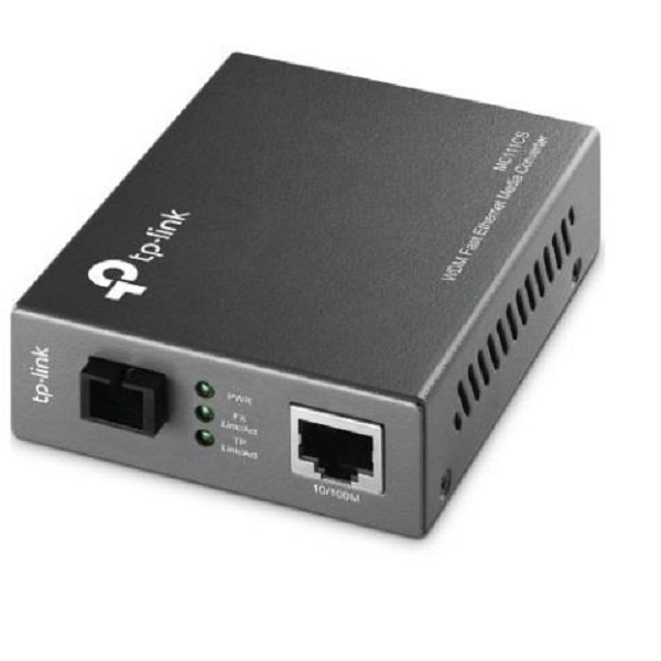 TP LINK Media konverter Ethernet 10/100Mbps to 100Mbps single-mode SC fiber, domet do 20km