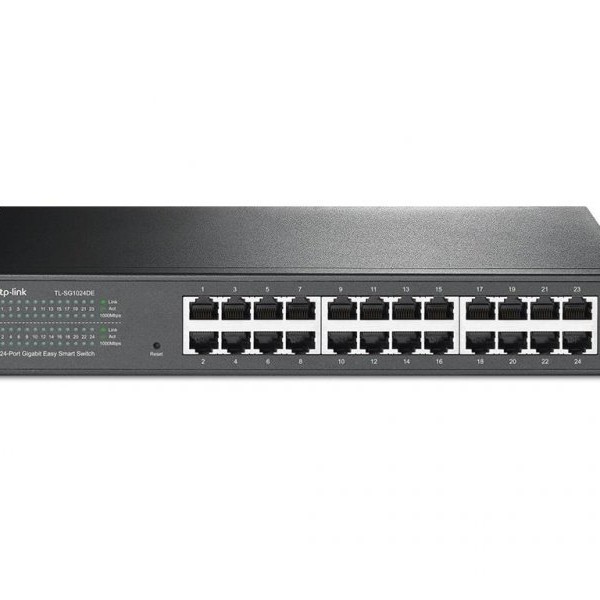 TP LINK Switch Gigabit 24x RJ45 10/100/1000Mbps metalno kuciste (13'')  (TL-SG1024DE)