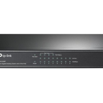 TP LINK Switch Gigabit 8x RJ45 10/100/1000Mbps Desktop metalno kuciste with 4-Port PoE  (TL-SG1008P)