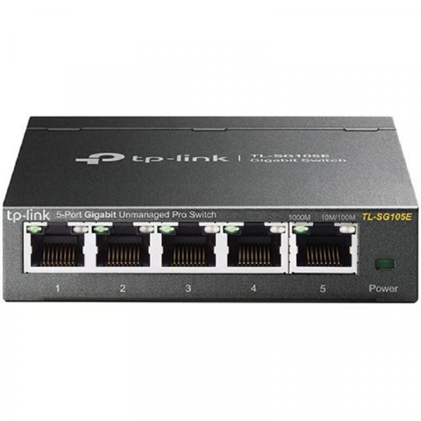 TP LINK Switch Gigabit Easy Smart 5x RJ45 10/100/1000Mbps metalno kuciste (SG105E)