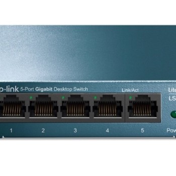 TP LINK Switch LS105G LiteWave Gigabit 5xRJ-45/10/100/1000Mbps/metalno kućište