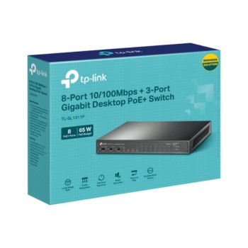 TP LINK TL-SL1311P POE Switch 8 Porta +2GIG.