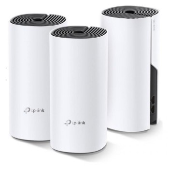 TP LINK Wi-Fi Whole-Home Mesh AC1200 Dual-Band 300/867Mbps (3-pack) - DECO E4