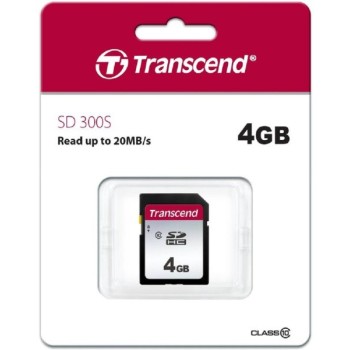 TRANSCEND 4GB, SD kartica, Klasa 10 (TS4GSDC300S)