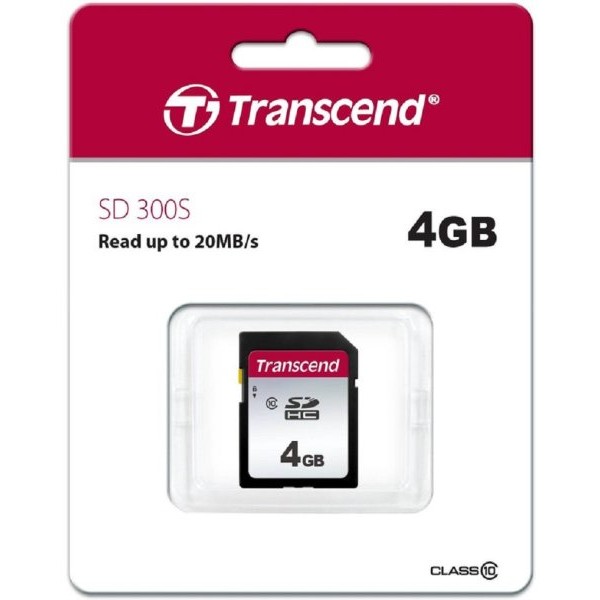 TRANSCEND 4GB, SD kartica, Klasa 10 (TS4GSDC300S)
