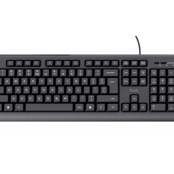 TRUST Basic (24639) žična US tastatura crna