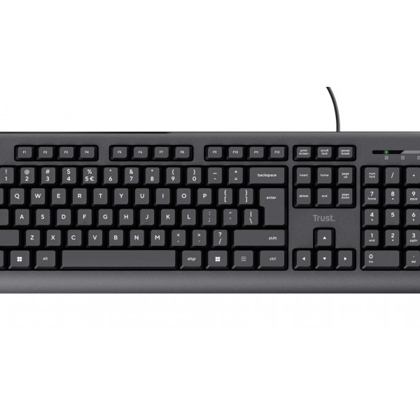 TRUST Basic (24639) žična US tastatura crna