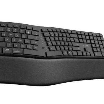 TRUST KEYRA Ergonomska bežična tastatura, multidevice, US raspored (25459)