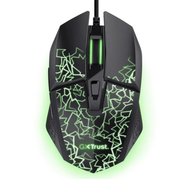 TRUST Miš TRUST GXT113 FELOX LED GAMING/crna