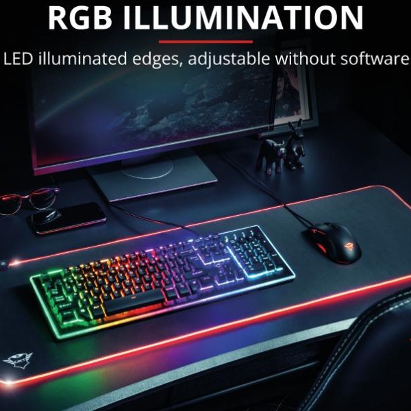 TRUST T GXT 764 GLIDE-FLEX RGB XXL MOUSE PAD (23395)