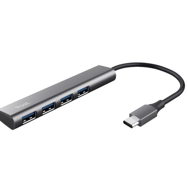 TRUST USB HUB-3.2/4xUSB HALYX siva