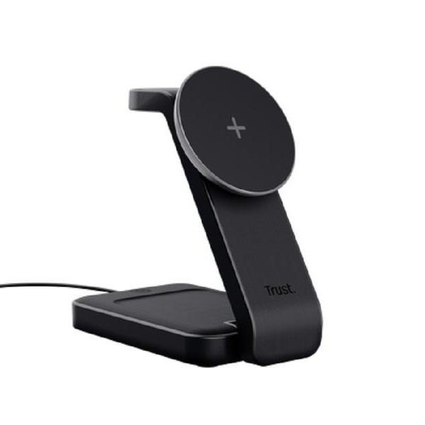 TRUST VIRO 3-u-1, bežični magnetni punjač za iPhone, Apple Watch i AirPods (25464)