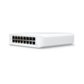 UBIQUITI UniFi Desktop 16 Port Gigabit Switch with PoE, USW-LITE-16-POE-EU