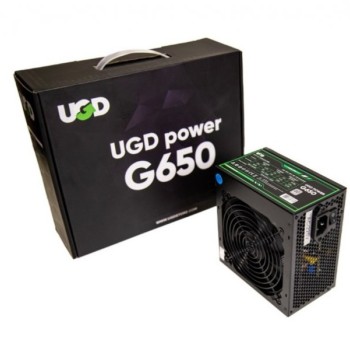 UGD Napajanje G650 650W UGD Power 12cm FAN, 20+4pin, 4+4pin, 4xSATA, 2xIDE, 2x6+2pin 80Plus, Black