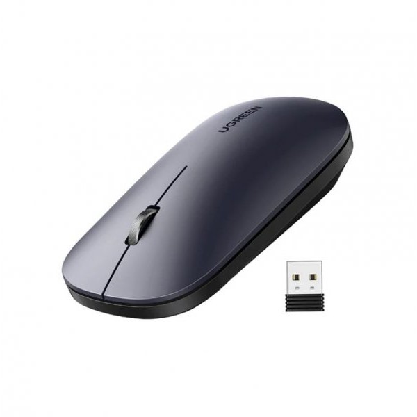 UGREEN Bežični miš MU 001 Grey black
