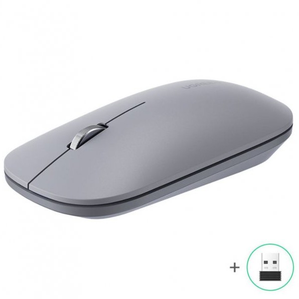 UGREEN Bežični miš MU001 ultra slim sivi