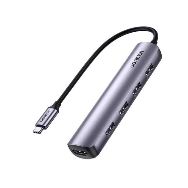 UGREEN CM417 USB-C na 4xUSB 3.0+HDMI adapter