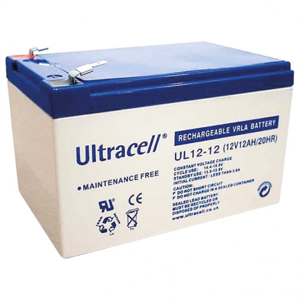 ULTRACELL Žele akumulator 12 Ah šifra 12V/12-Ultracell