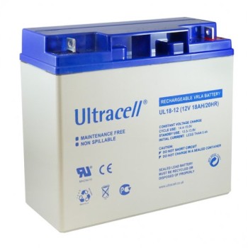 ULTRACELL Žele akumulator 18 Ah šifra 12V/18-Ultracell
