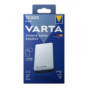 VARTA Power bank Energy 15000mAh (Bela)