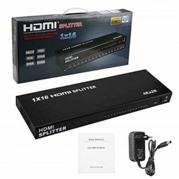 VELTEH HDMI spliter aktivni 1/16 12V/3A KT-HSP-1.16