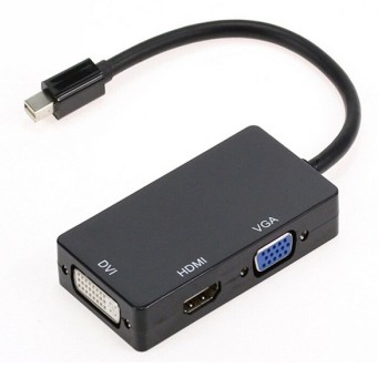 VELTEH Mini DisplayPort na HDMI+VGA+DVI DHV-59 54-708