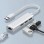 VELTEH Type C HUB 4 u 1 RJ45 100M LAN + 3*USB 2.0
