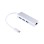 VELTEH Type C HUB 4u1 RJ45 Gigabit LAN + 3*USB 3.0