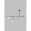 VESTA 511 LUSTER 3*G9 MESING/CRNA