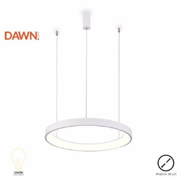 VESTA 365 visilica led 60W 3000K bela