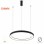 VESTA 366 visilica led 60W 3000K crna (O 780 mm)