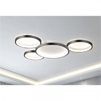 VESTA 372 PLAFONSKA SVETILJKA LED 50W 3000K CRNA