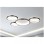 VESTA 372 PLAFONSKA SVETILJKA LED 50W 3000K CRNA