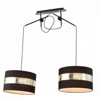 VESTA 416 LUSTER 2*E27 CRNA/SILVER