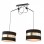 VESTA 416 LUSTER 2*E27 CRNA/SILVER