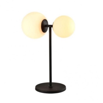 VESTA 432 STONA LAMPA 1*E27/1*E14 MAT CRNA