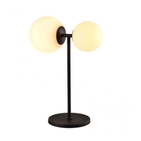 VESTA 432 STONA LAMPA 1*E27/1*E14 MAT CRNA