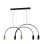 VESTA 437 VISILICA 5*E27MESING/CRNA