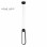 VESTA 469 VISILICA 15W 3000K CRNA