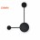 VESTA 472 ZIDNA LAMPA 8W 3000K CRNA