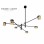 VESTA 510 luster led 28W 3000K mesing crna