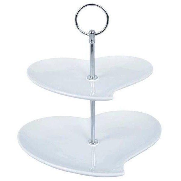 Vilde 122936 Porcelanski stalak za serviranje na dva nivoa