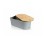Vilde 259302 - Kutija za hleb 33 x 18,5 x 12 cm - Siva