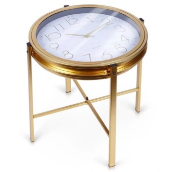 Vilde 569726 Round sto sa ugrađenim satom